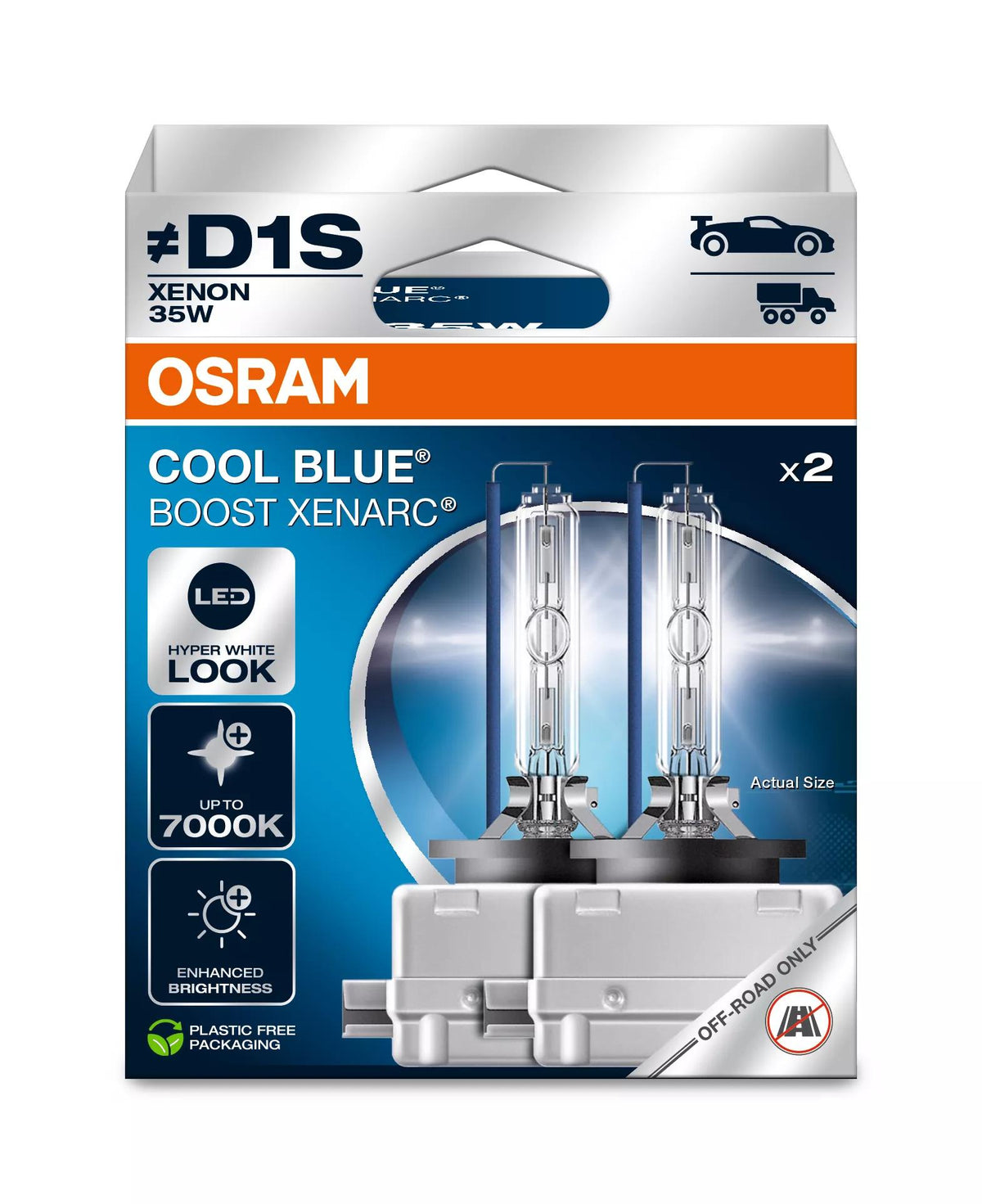 OSRAM Xenarc Cool Blue Boost D1S (Twin)