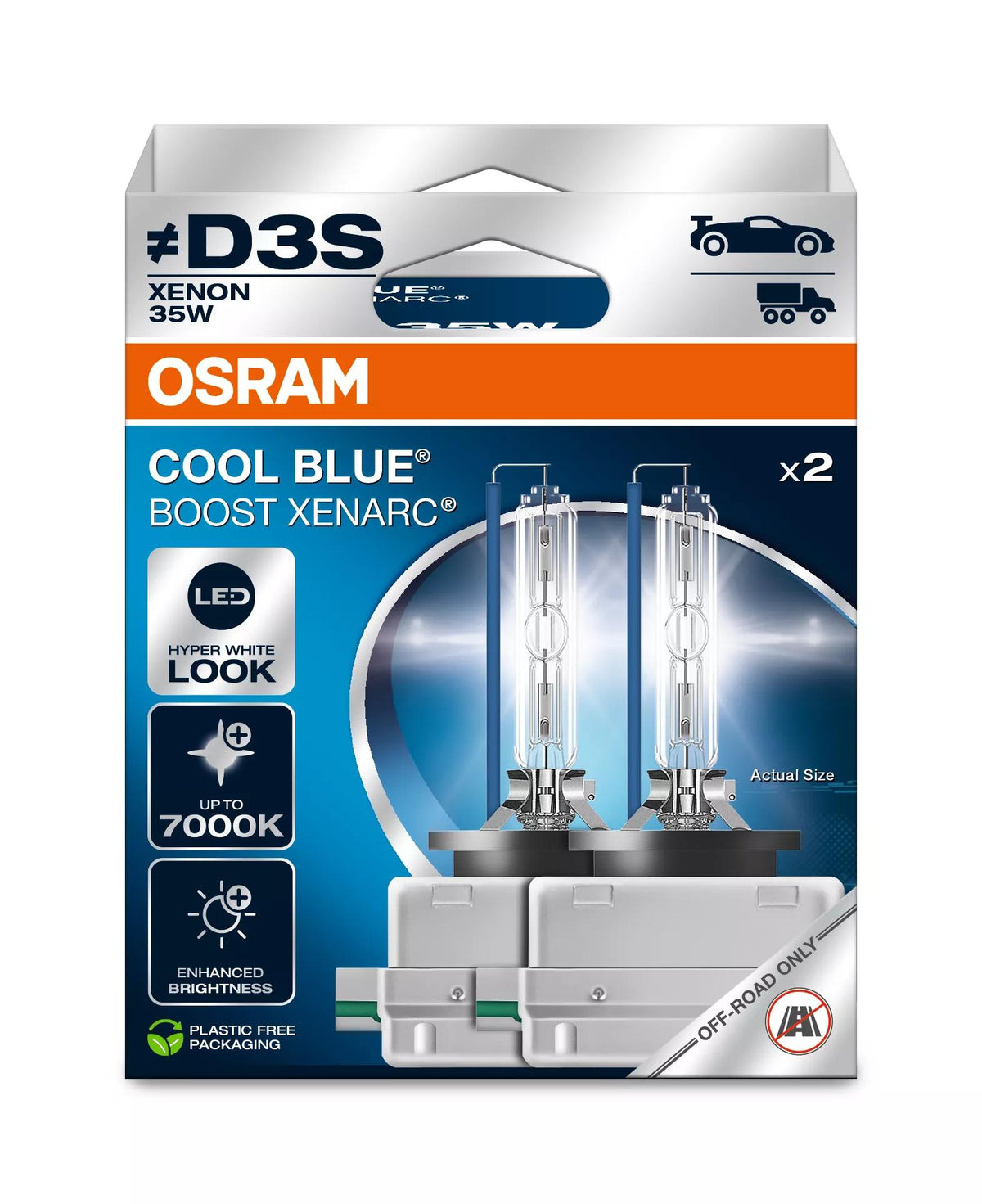 OSRAM Xenarc Cool Blue Boost D3S (Twin)
