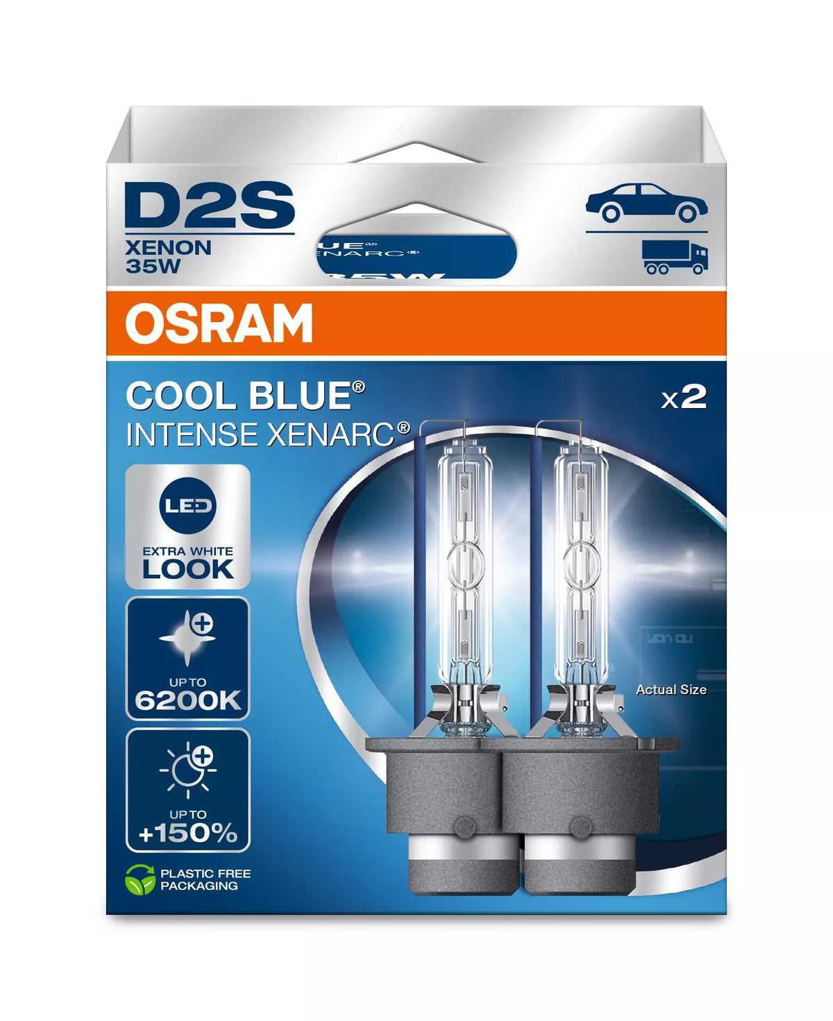 OSRAM Xenarc Cool Blue Intense NextGen D2S (Twin)