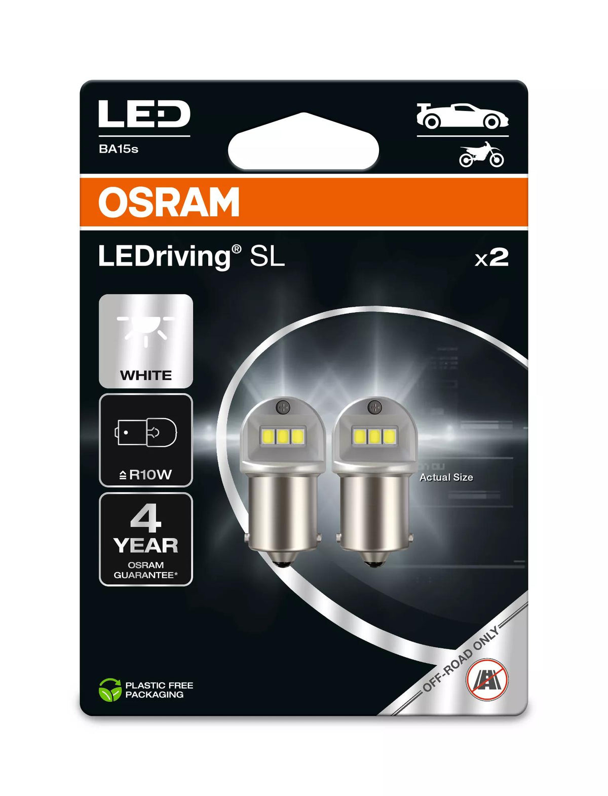 OSRAM LEDriving SL R10W White (Twin)
