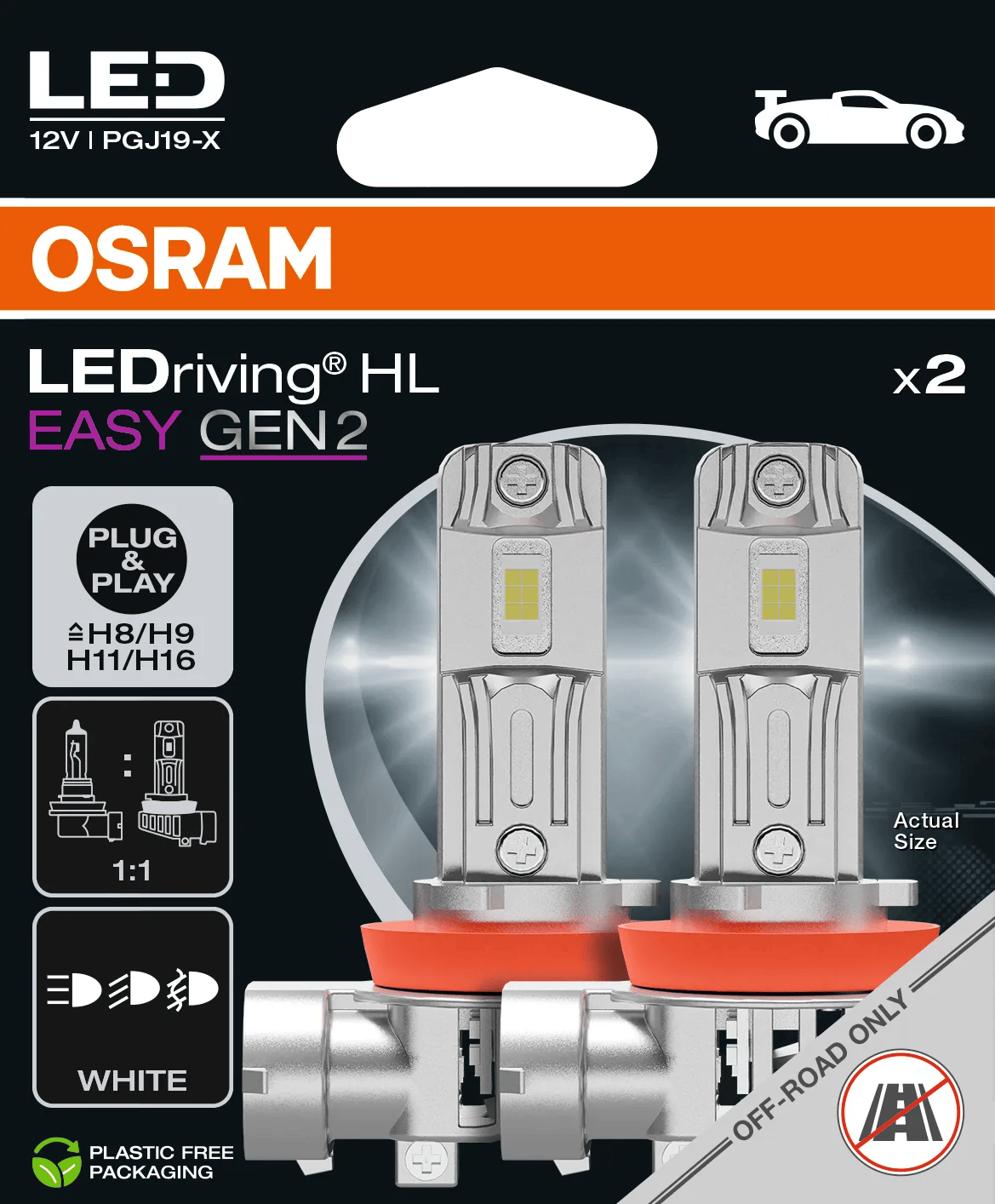OSRAM LEDriving HL Easy H8/H9/H11/H16 (Twin)