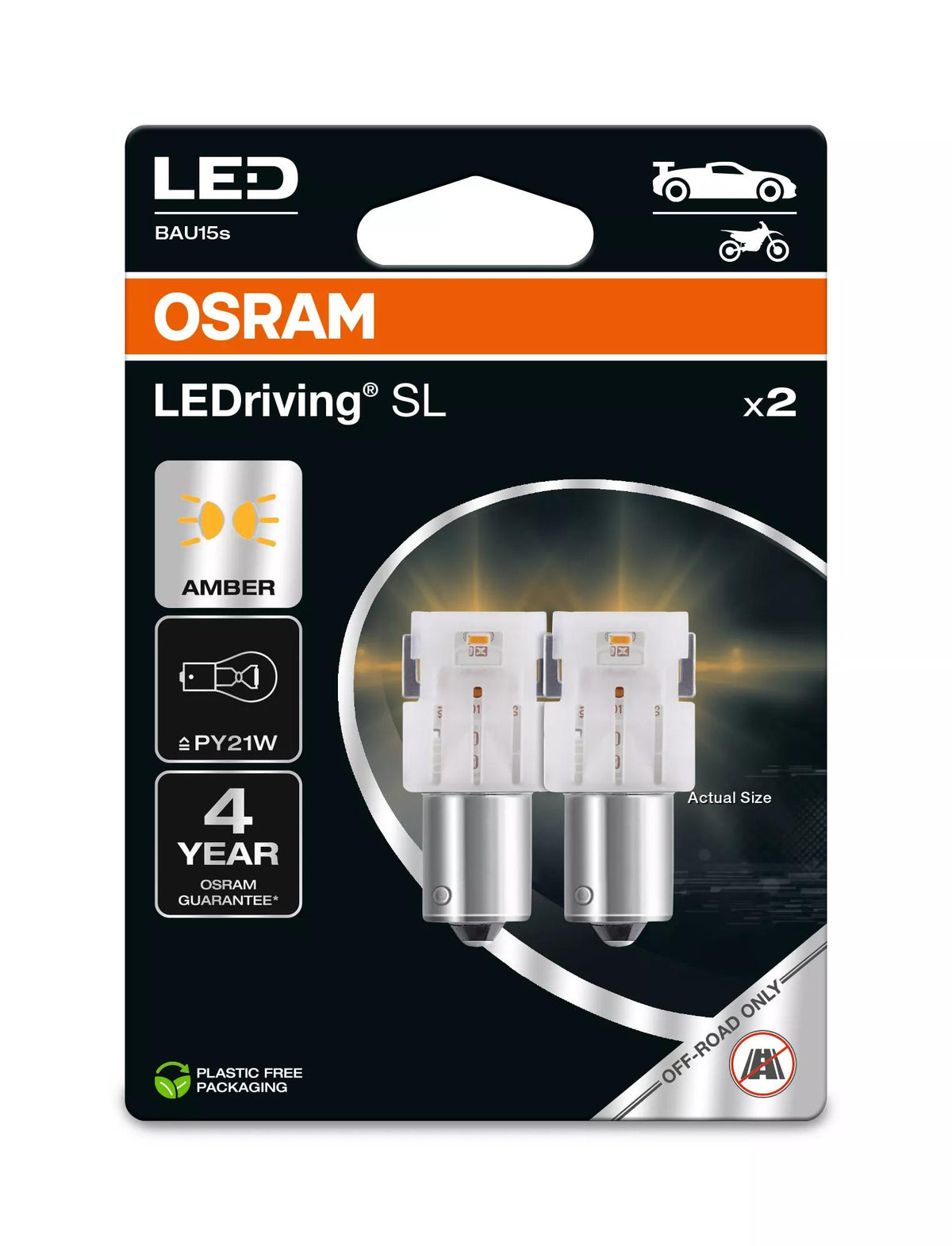 OSRAM LEDriving SL LED PY21W (Twin)