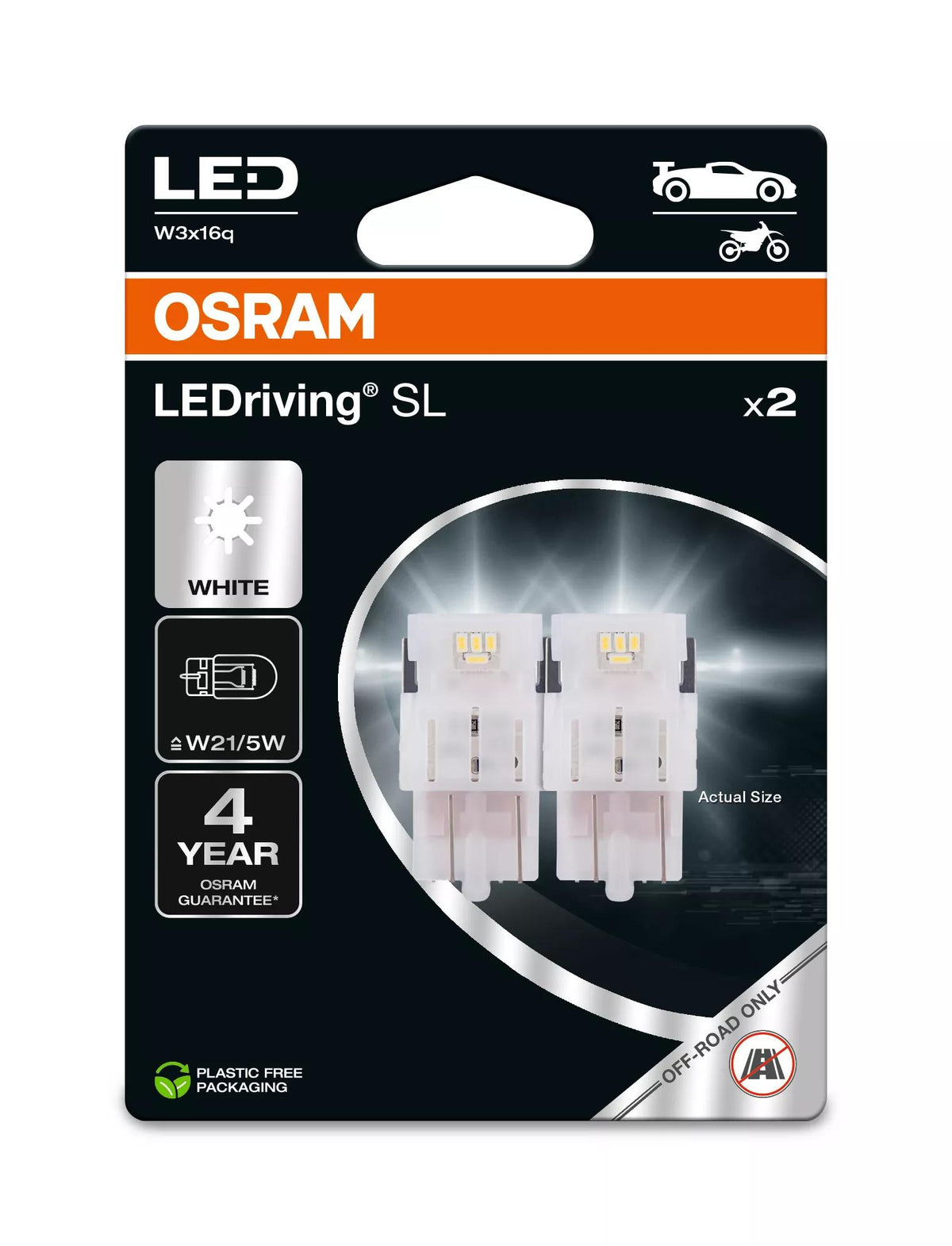 OSRAM LEDriving SL LED W21/5W White (Twin)
