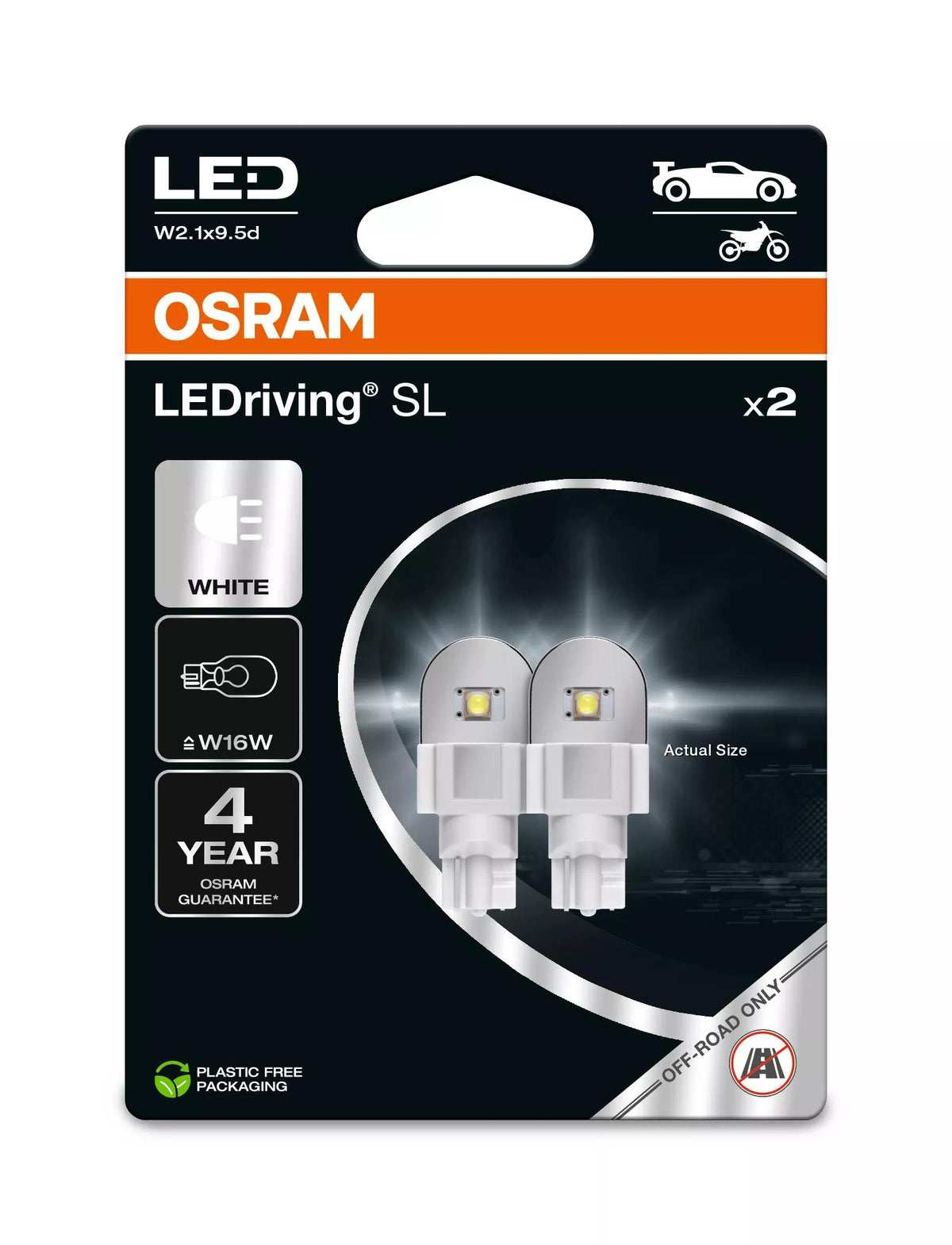 OSRAM LEDriving SL LED W16W White (Twin)