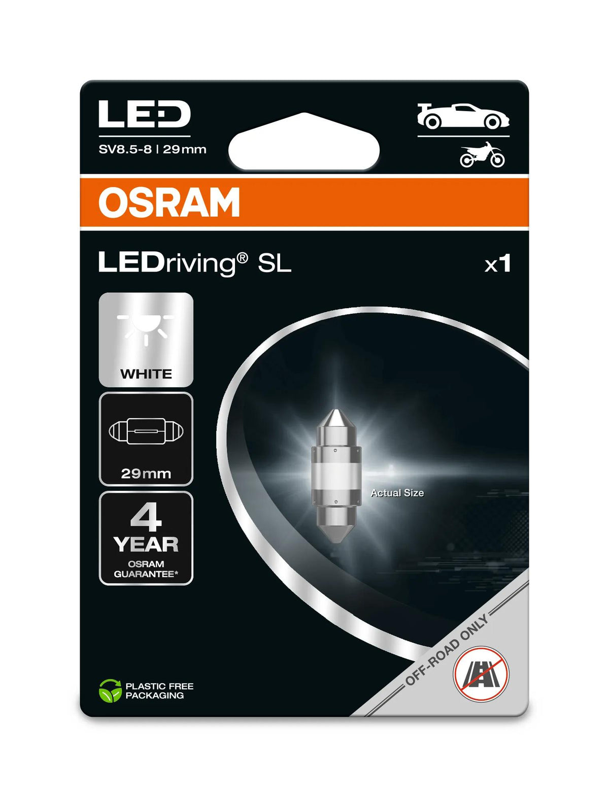 OSRAM LEDriving SL LED C5W 29mm White (Single)