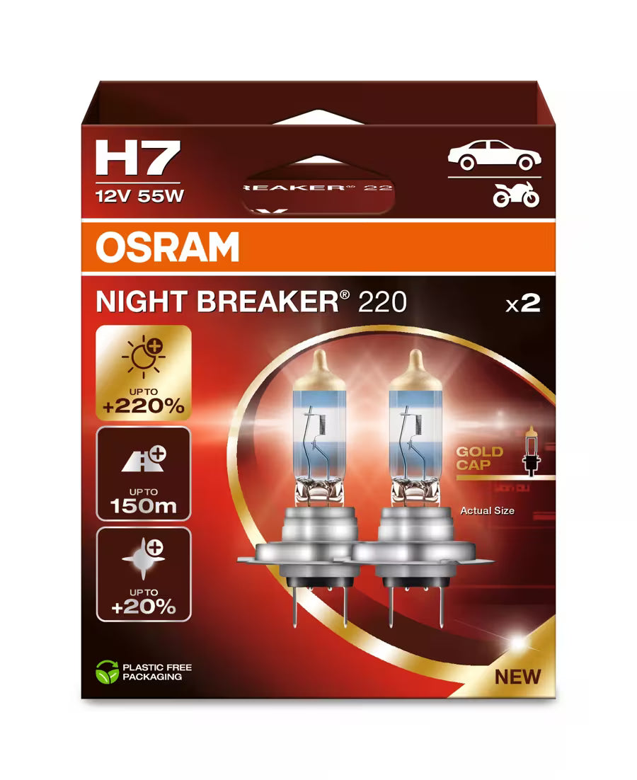 OSRAM Night Breaker 220 H7 (Twin)