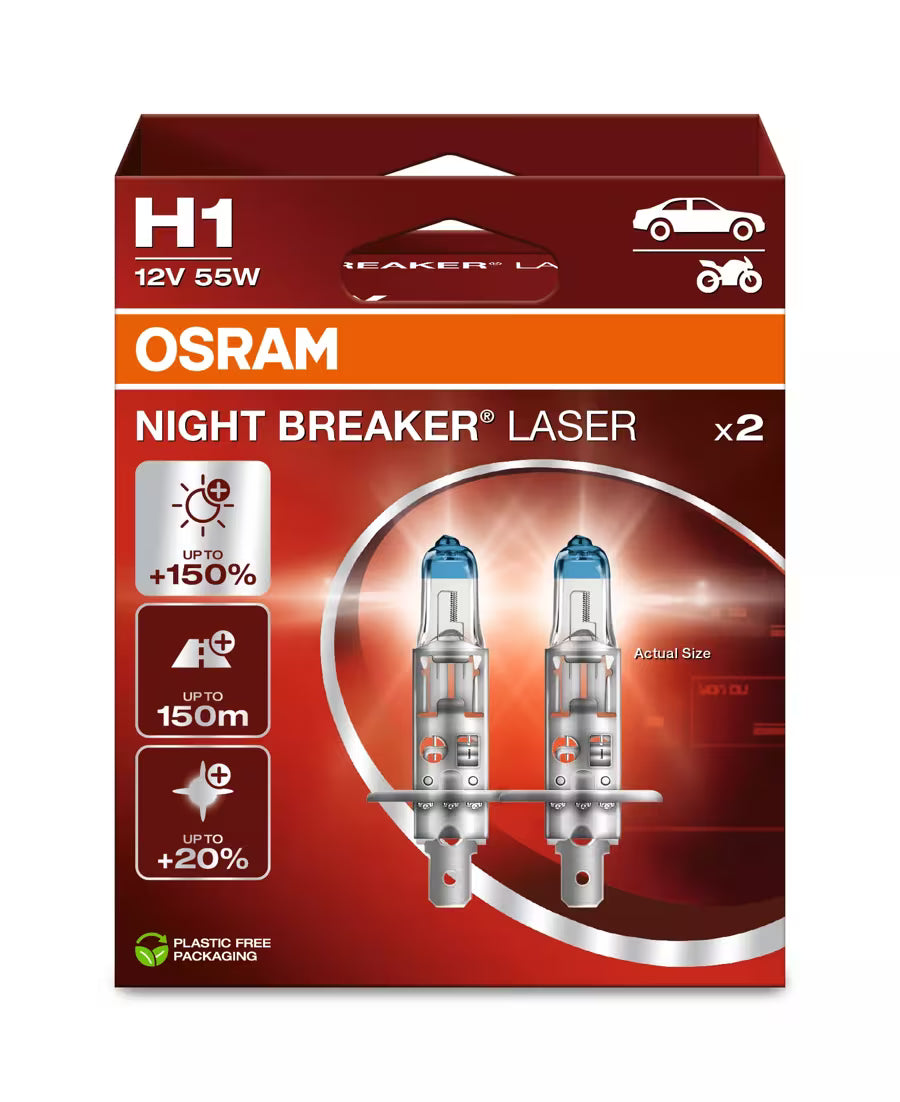 OSRAM Night Breaker Laser +150% H1 (Twin)