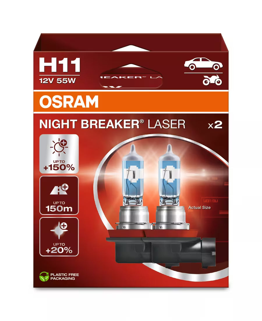 OSRAM Night Breaker Laser +150% H11 (Twin)