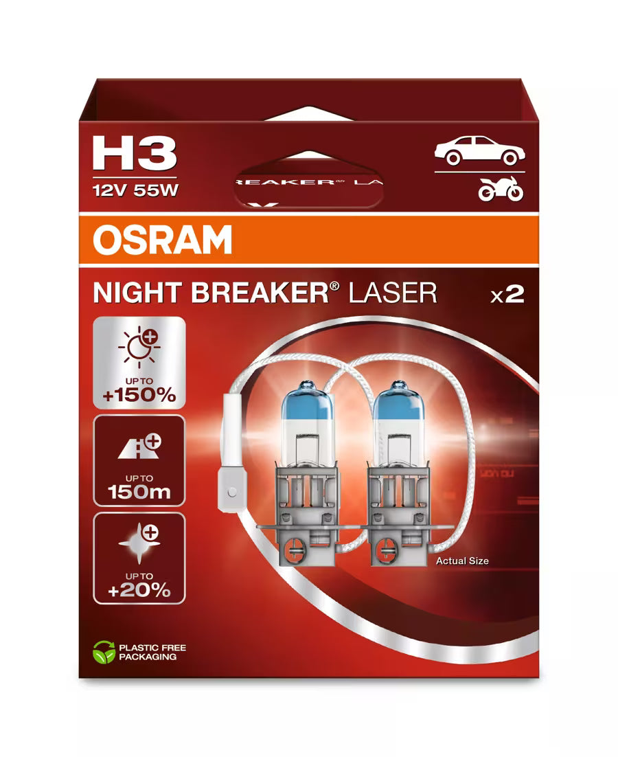 OSRAM Night Breaker Laser +150% H3 (Twin)