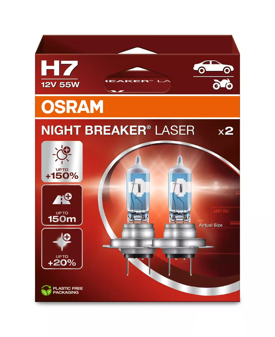 OSRAM Night Breaker Laser +150% H7 (Twin)