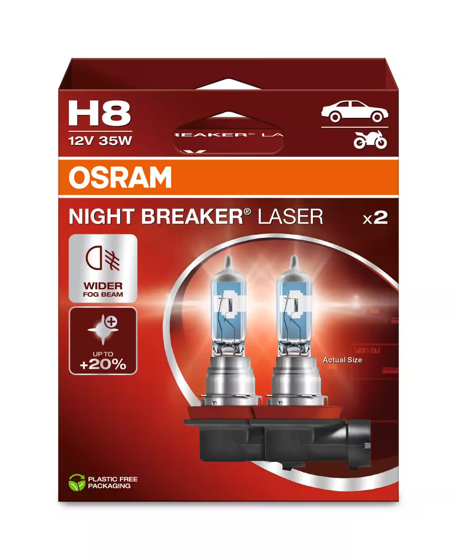 OSRAM Night Breaker Laser +150% H8 (Twin)