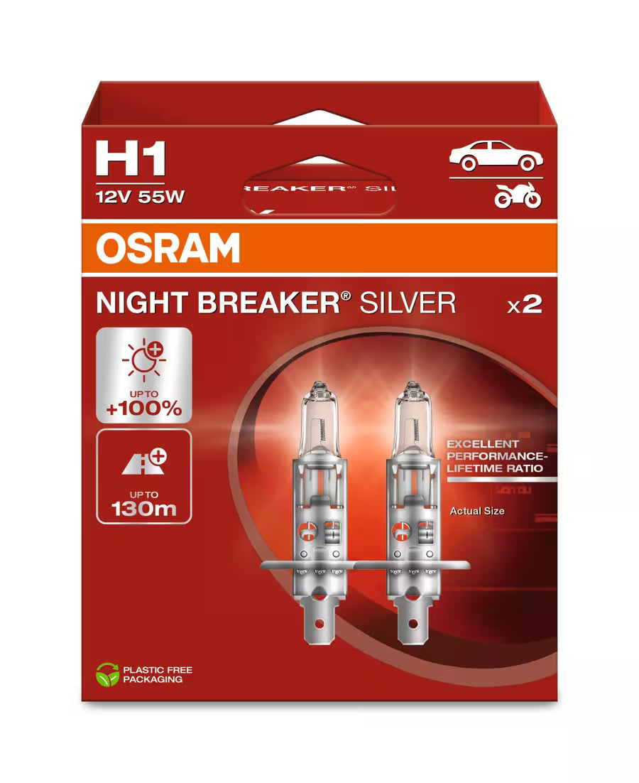 OSRAM Night Breaker Silver H1 (Twin)