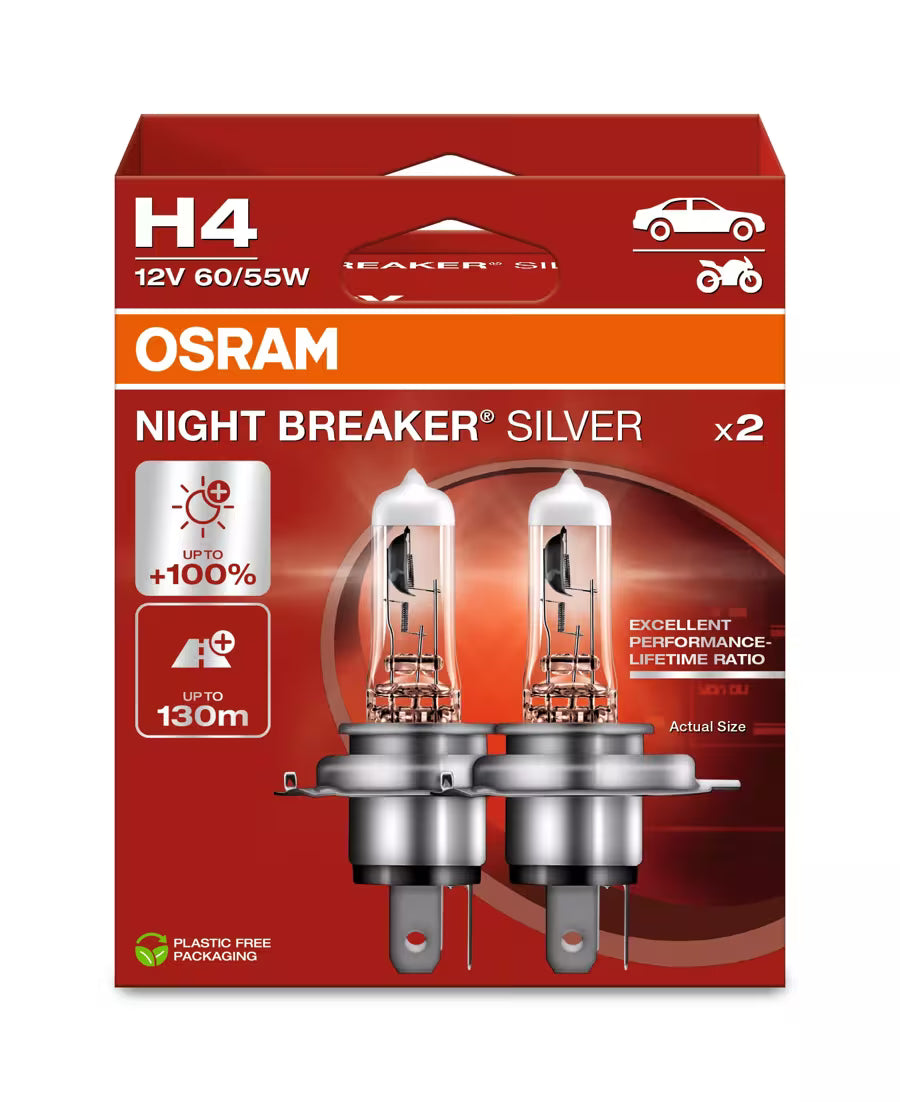 OSRAM Night Breaker Silver H4 (Twin)