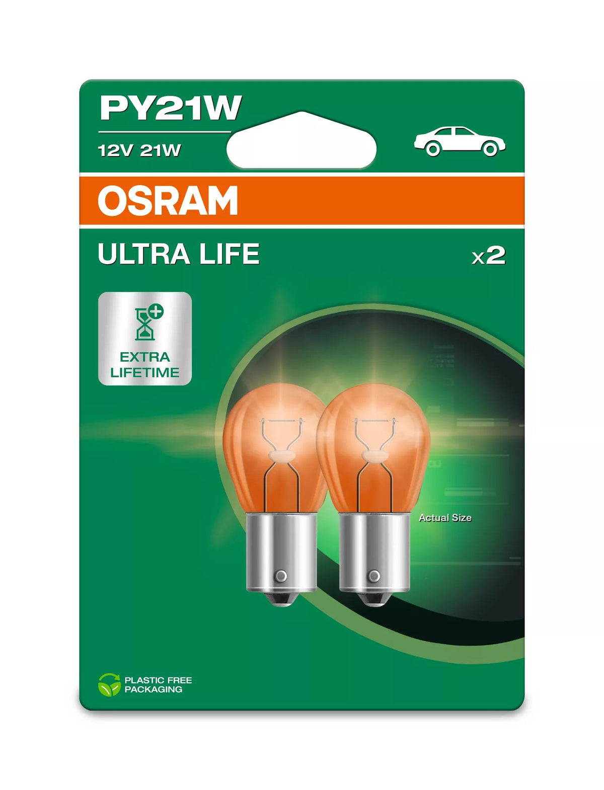 OSRAM Ultra Life PY21W (Twin)