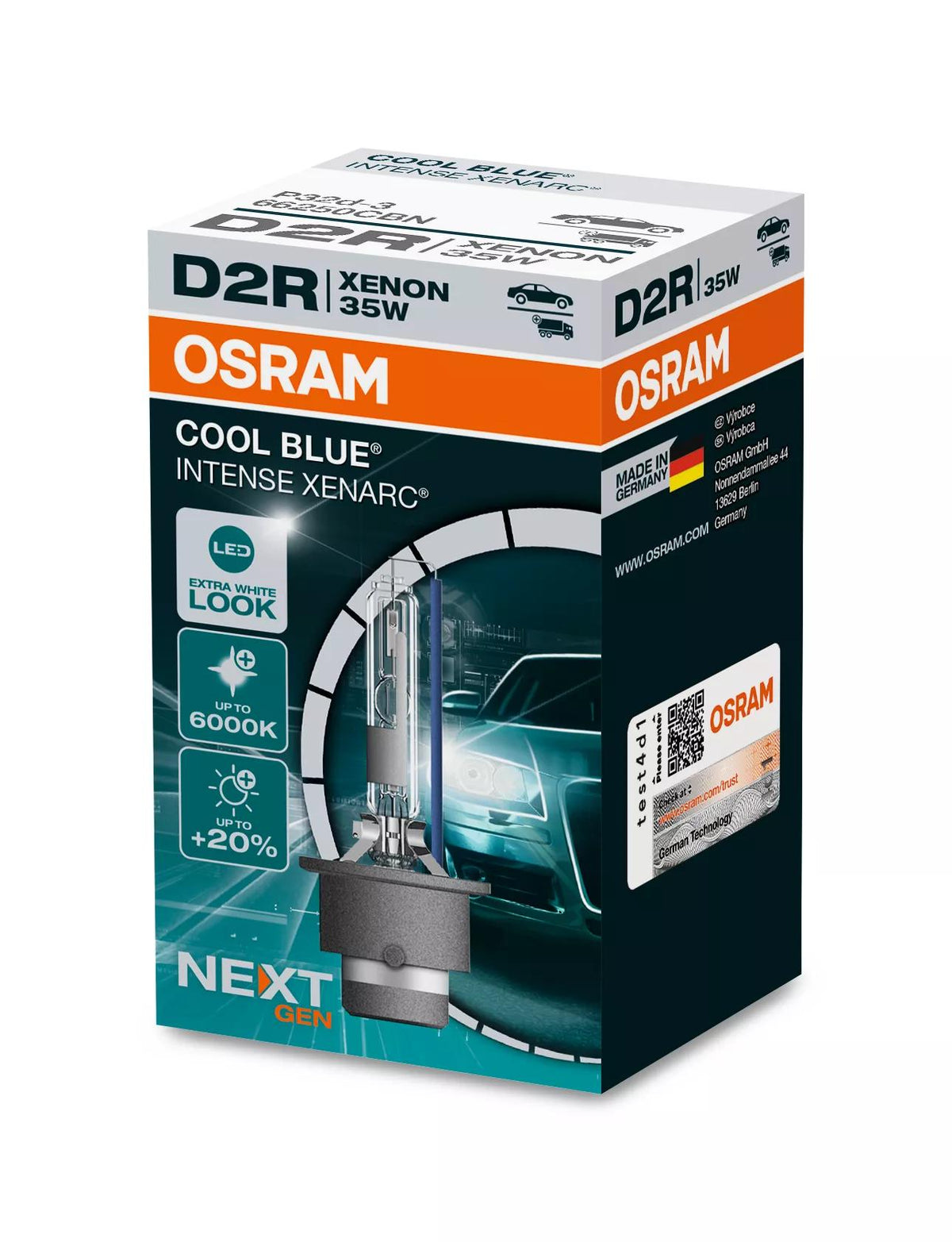 OSRAM Xenarc Cool Blue Intense NextGen D2R (Single)