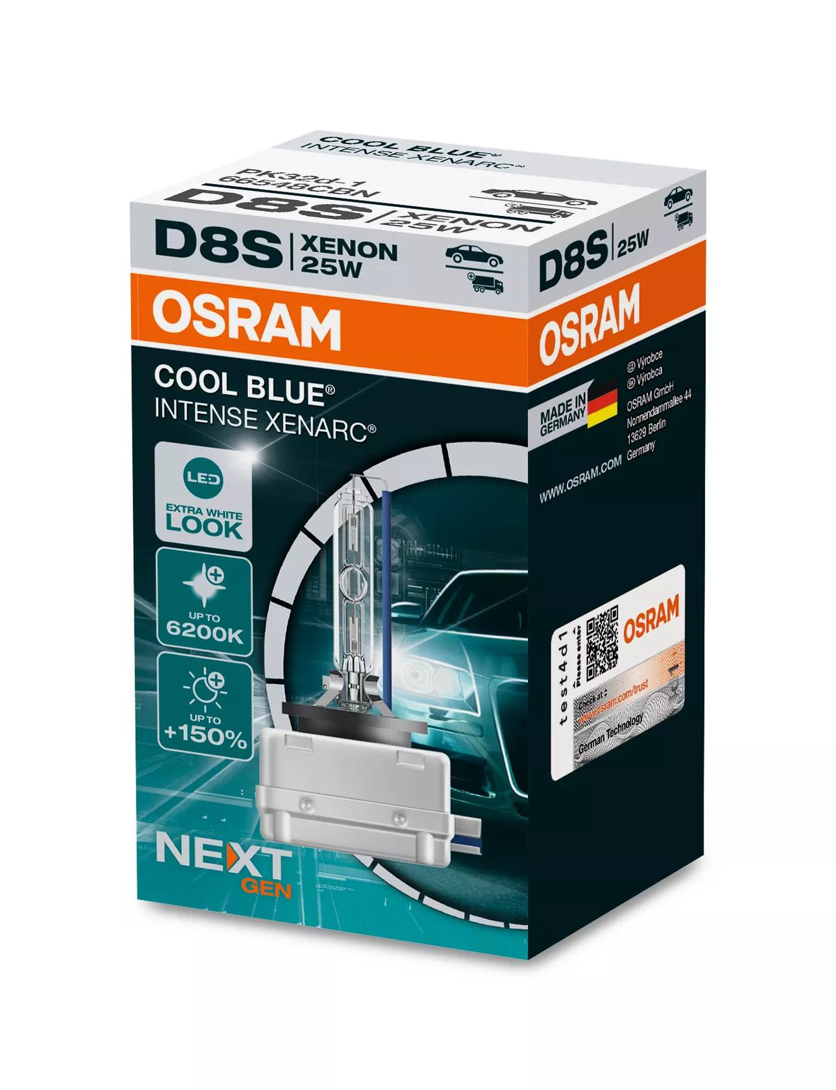 OSRAM Xenarc Cool Blue Intense NextGen D8S (Single)